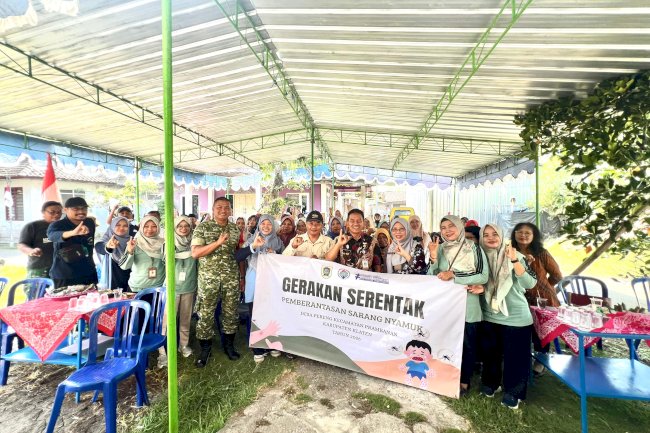 GERTAK PSN, Berantas Sarang Nyamuk, Cegah DBD !