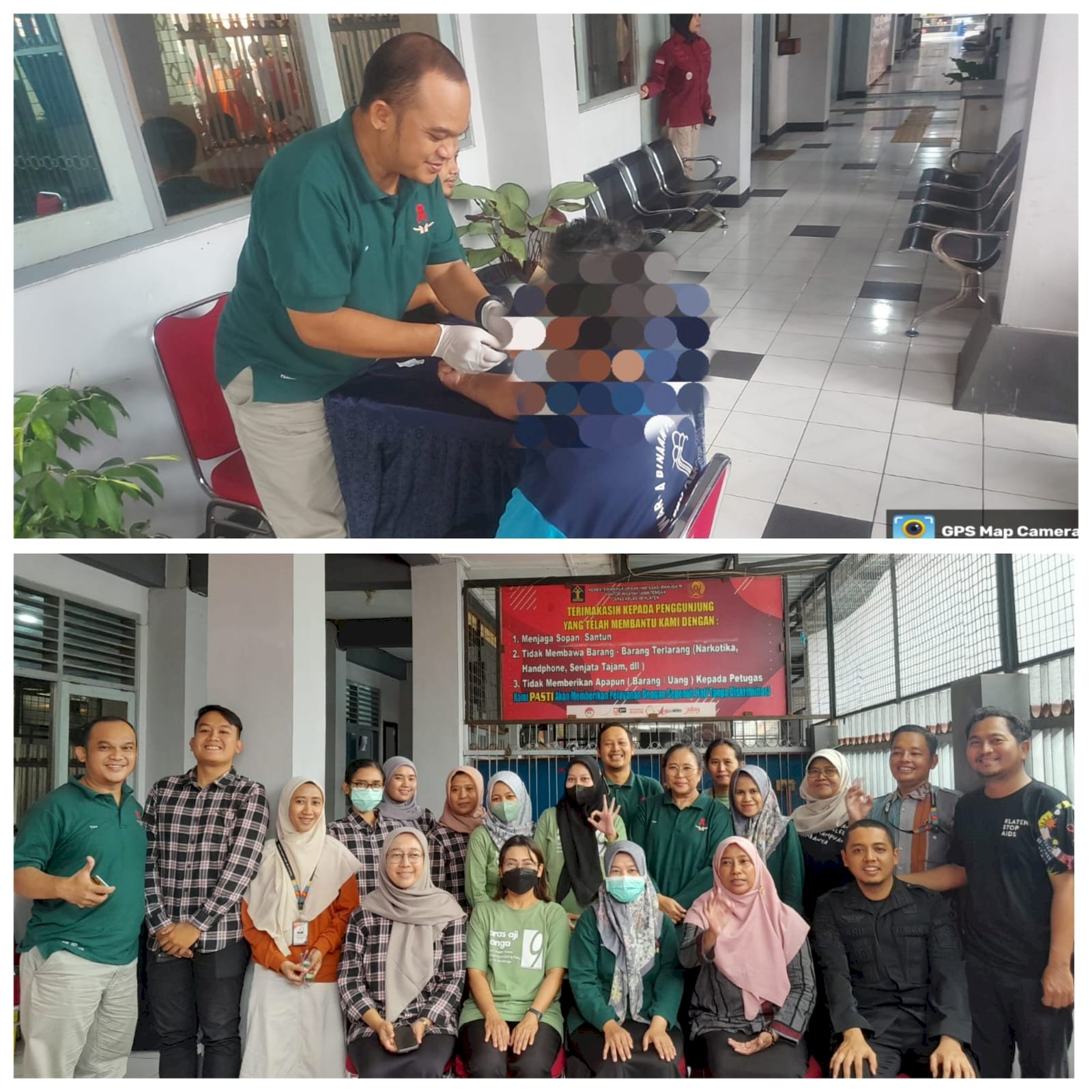 Pemeriksaan VCT di Lapas Klaten