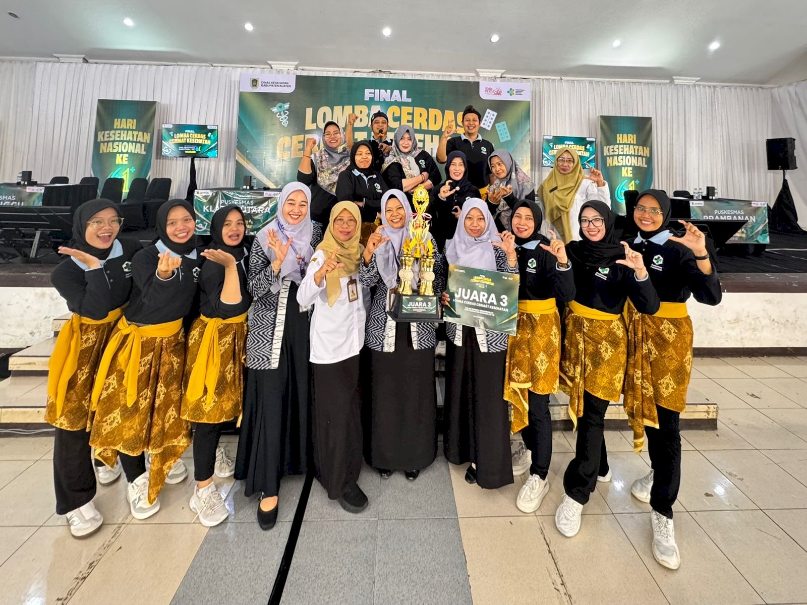 Selamat, Raih Juara 3 Lomba HKN ke-61 