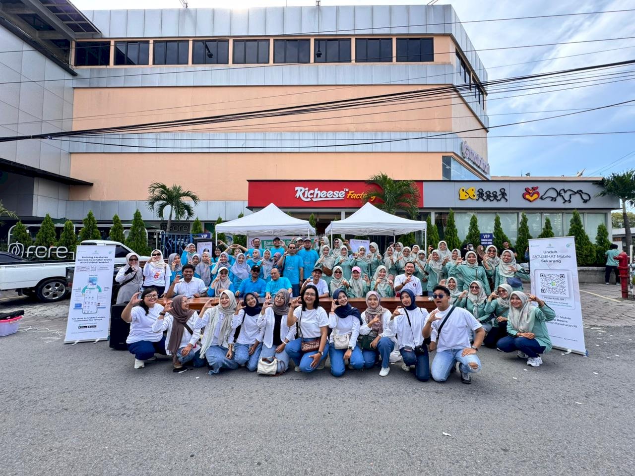 Antusias Pengunjung Car Free Day Puskesmas Prambanan bersama IDI Klaten & RSUP Soeradji Tritonegoro 