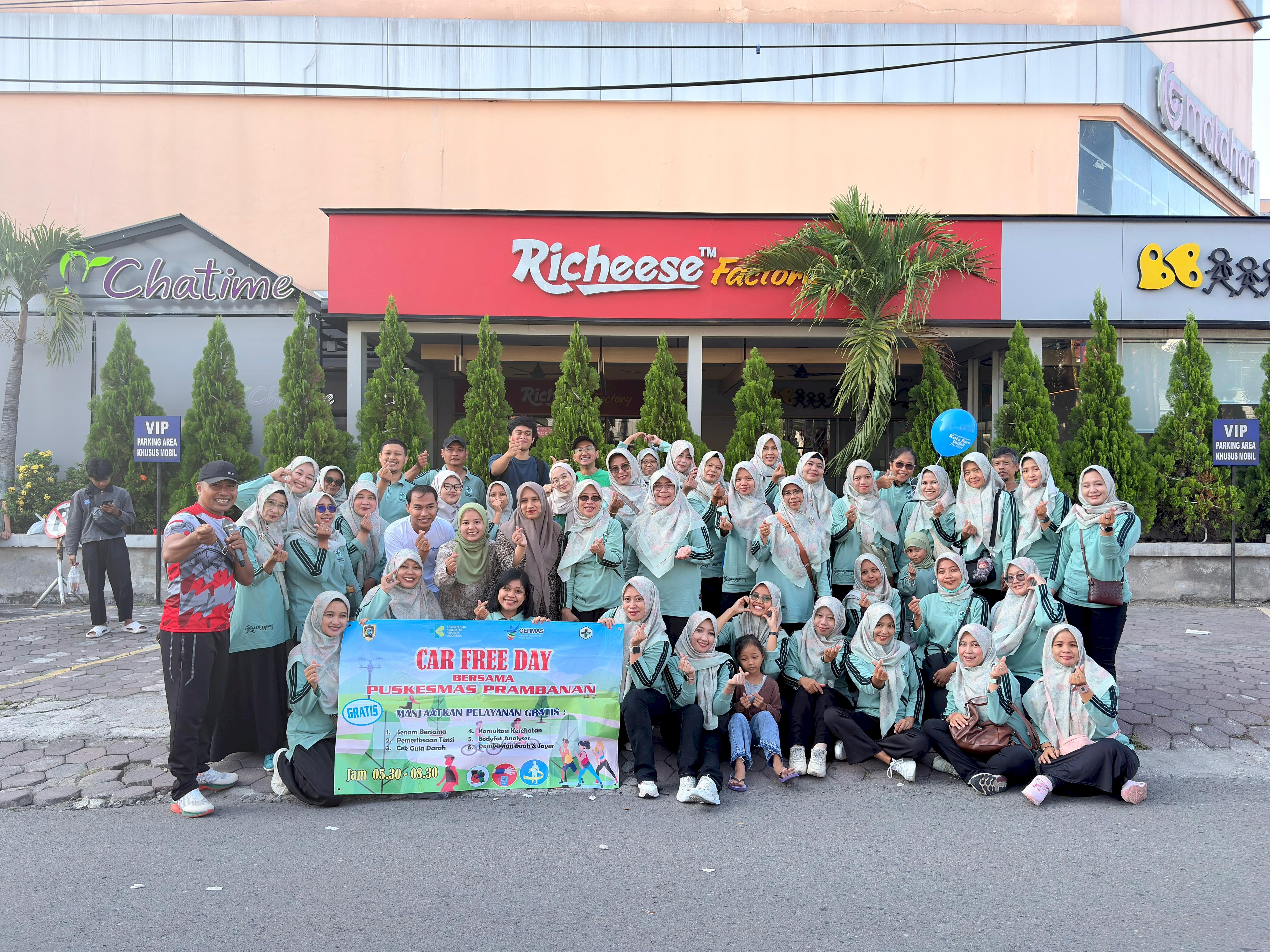 Antusias Pengunjung Car Free Day Puskesmas Prambanan