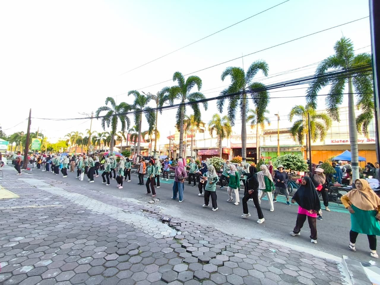 Antusias Pengunjung Car Free Day Puskesmas Prambanan